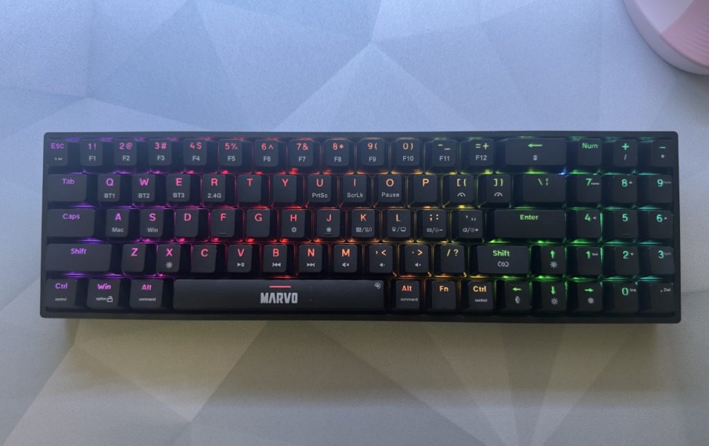 Recenzja Marvo Shogo 78W - nietypowa klawiatura mechaniczna dla graczy