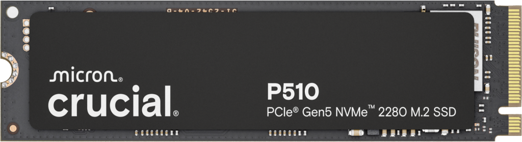 Crucial P510 to dysk PCIe 5.0, który osiąga nawet 11 000 MB/s