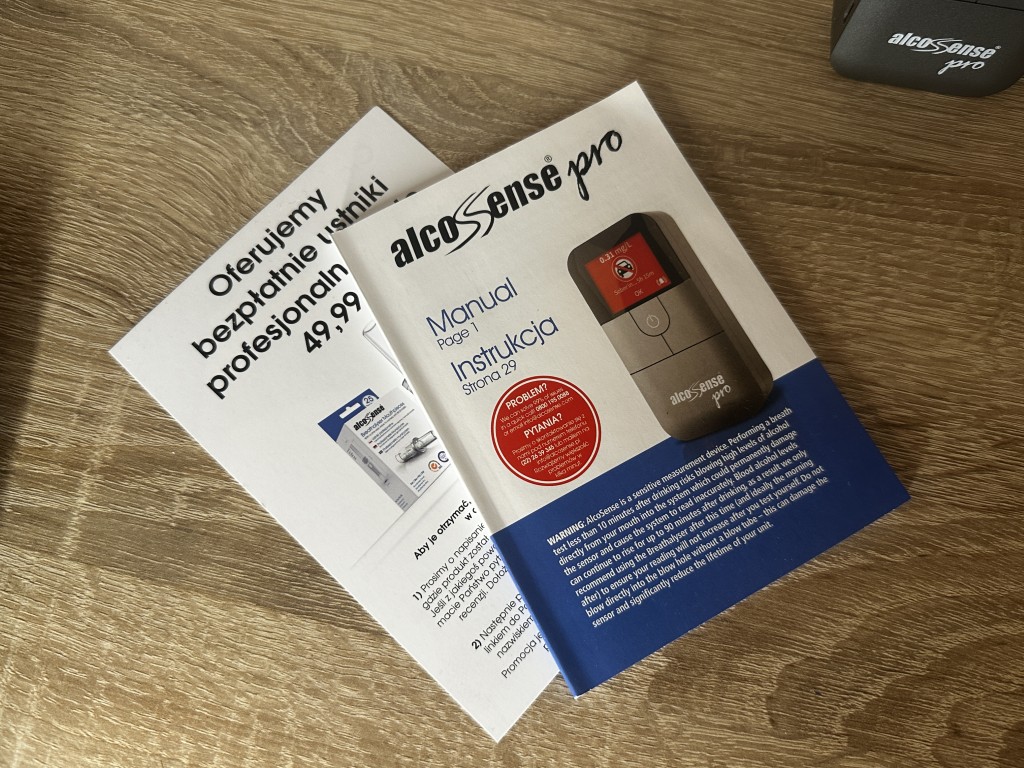 AlcoSense Pro instrukcja obsługi