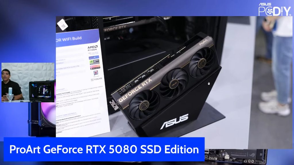 Nowy RTX od ASUS-a pomieści... Twój dysk SSD. Serio