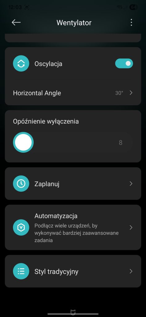 Xiaomi Smart Standing Fan 2 apka
