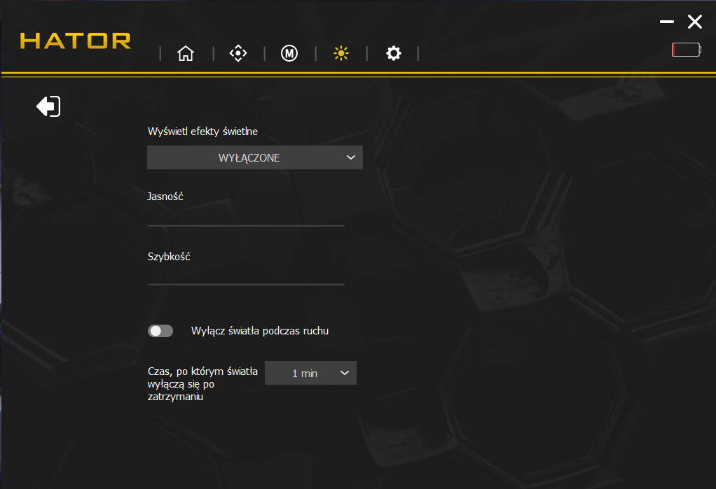 HATOR Quasar 3 ULTRA oprogramowanie