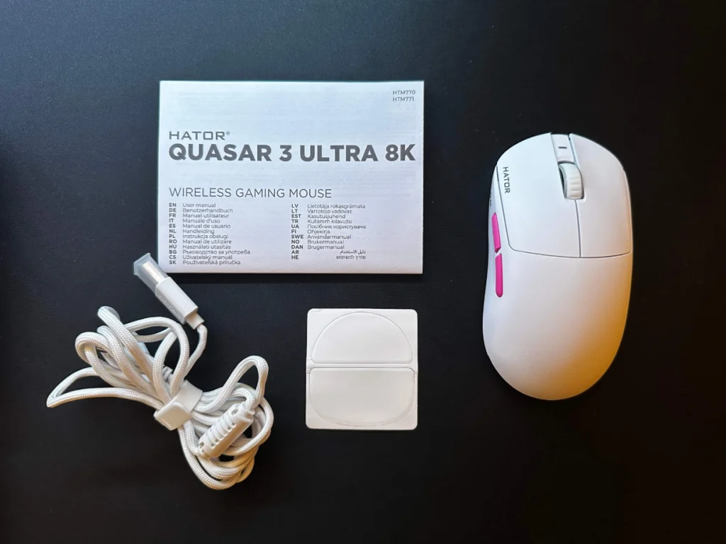 HATOR Quasar 3 ULTRA zawartość opakowania