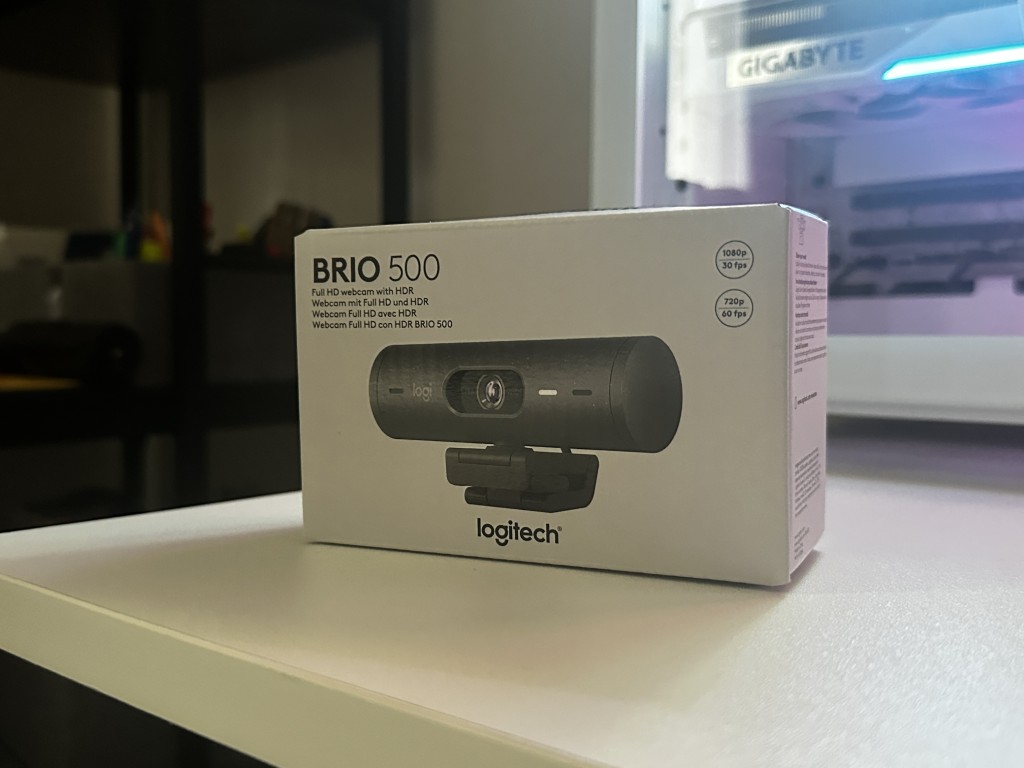 Logitech Brio 500 opakowanie