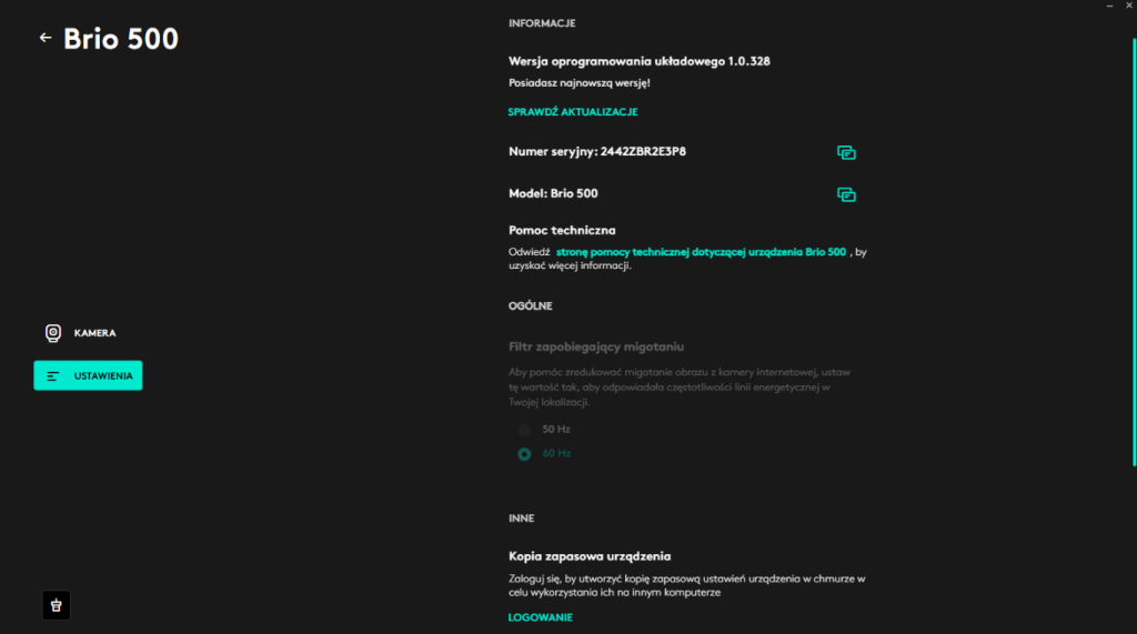 aplikacja logitech options +
