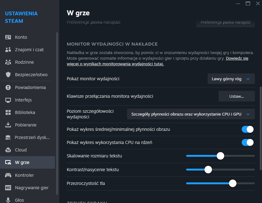 Steam dodaje monitor wydajności jakiego potrzebowaliśmy od lat