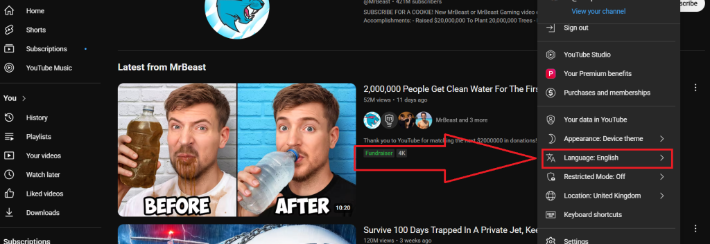 Jak wyłączyć tłumaczenie tytułów na YouTube