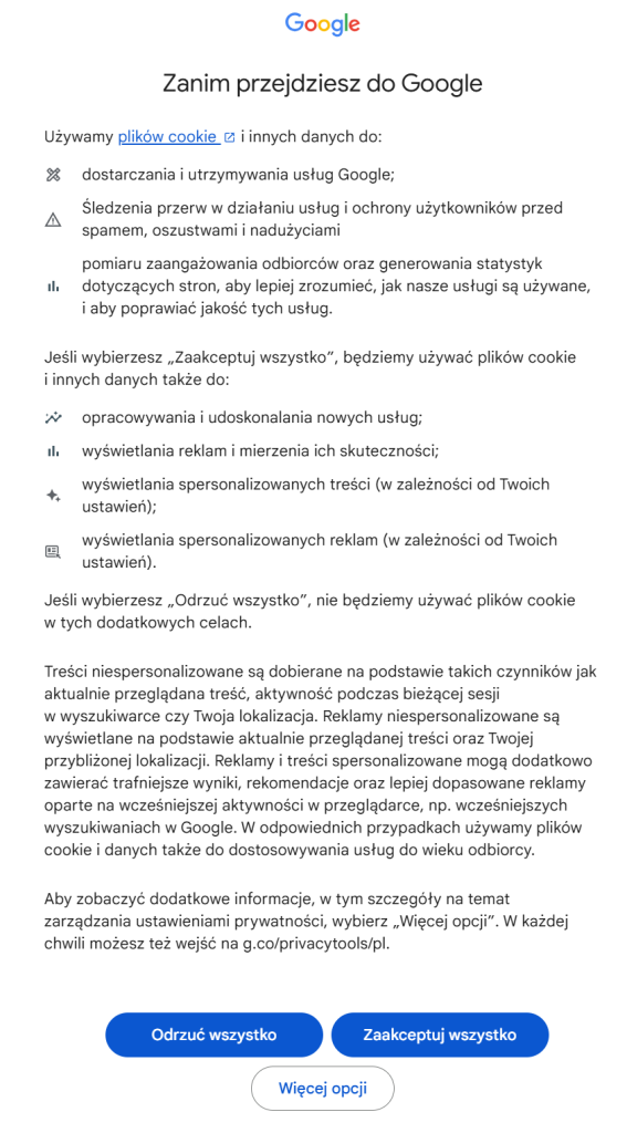 koniec plików cookie