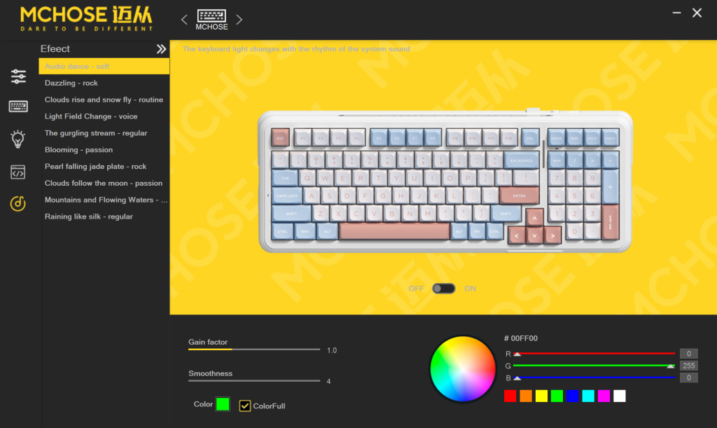 Klawiatura z RGB 360°? Recenzja Mchose K99