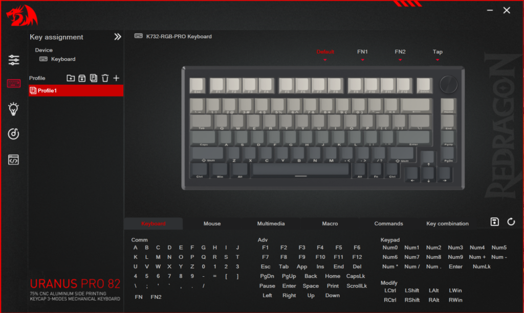 Redragon URANUS Pro 82 Custom soft
