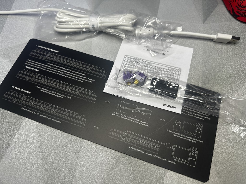 Klawiatura z RGB 360°? Recenzja Mchose K99