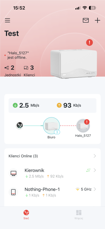 IMG 6712 Test MERCUSYS Halo H25BE - mesh jakiego potrzebujesz w swoim domu