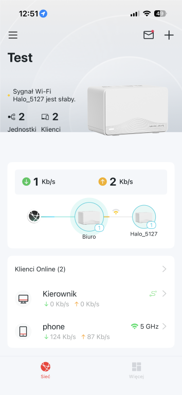 MERCUSYS Halo H25BE test 10m drugi mesh