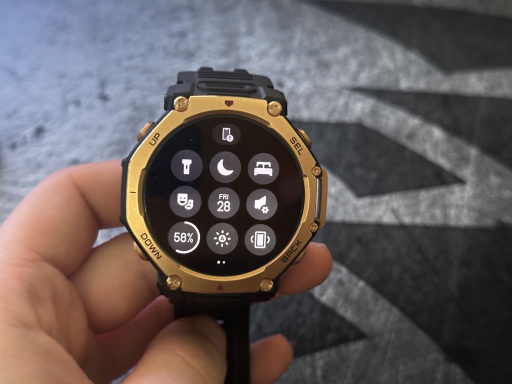 Amazfit T-Rex 3 Pro menu