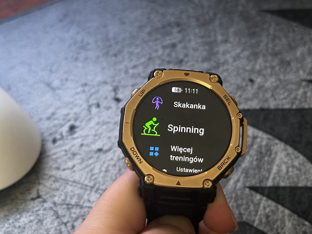 Amazfit T-Rex 3 Pro trening
