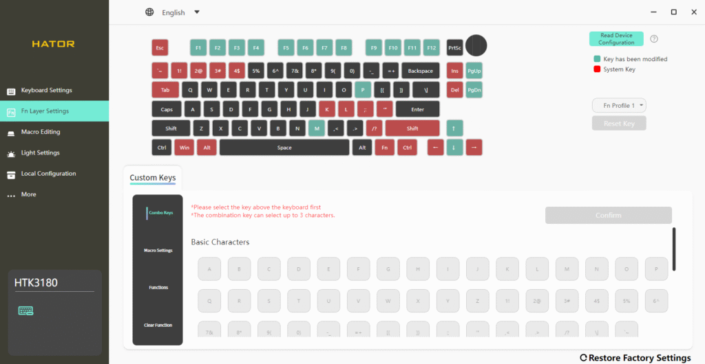 HATOR Skyfall 80 Pro Wireless soft