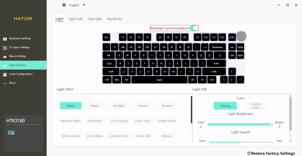 HATOR Skyfall 80 Pro Wireless soft
