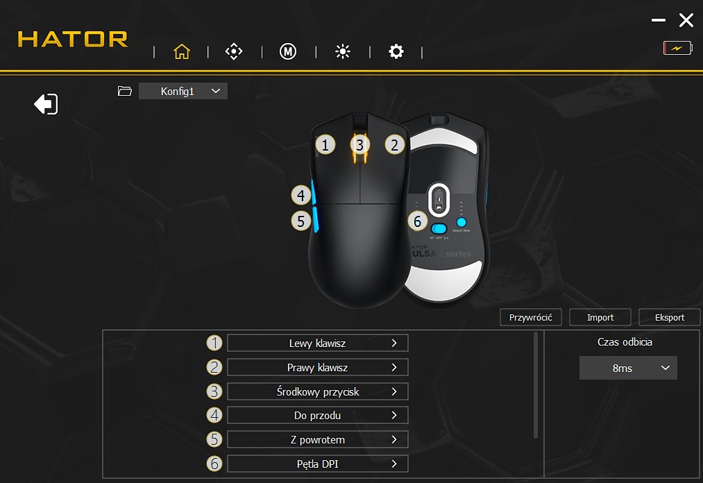 Hator Pulsar 3 Pro - Oprogramowanie