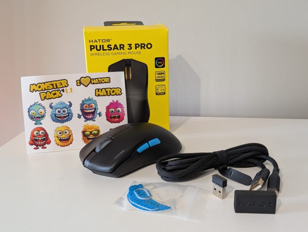 Bezprzewodowa mysz gamingowa Hator Pulsar