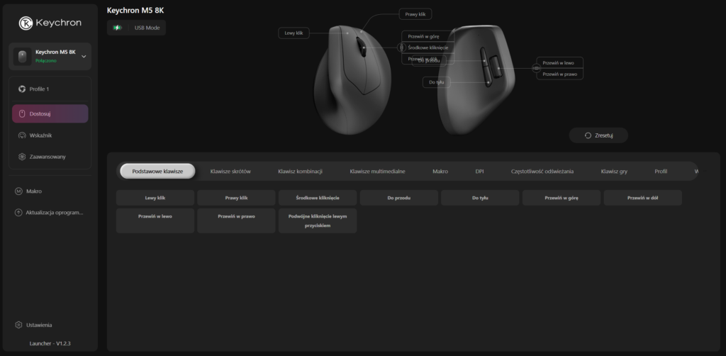 Keychron M5 Aplikacja