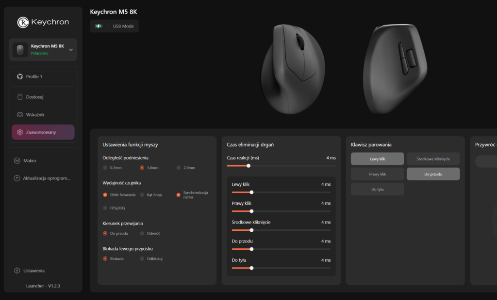 Keychron M5 Aplikacja