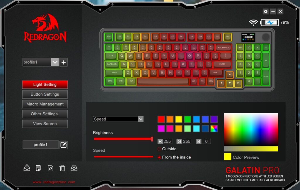 Recenzja Redragon K719PK Galantin PRO apka 2 Recenzja Redragon K719PK Galantin PRO - Klawiatura, która nie ma kompleksów wobec droższych modeli