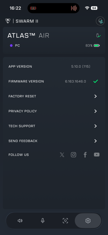 Turtle Beach Atlas Air aplikacja