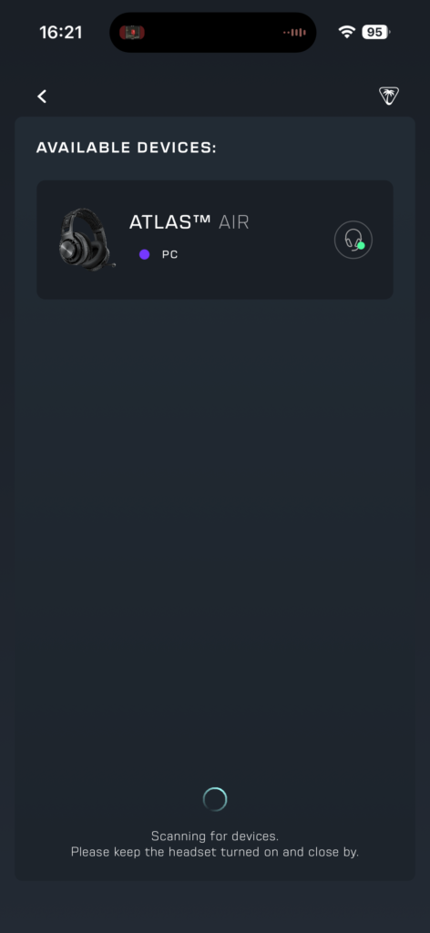 Turtle Beach Atlas Air aplikacja