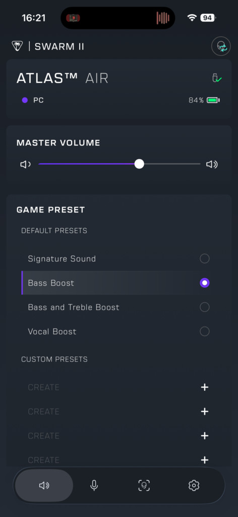 Turtle Beach Atlas Air aplikacja
