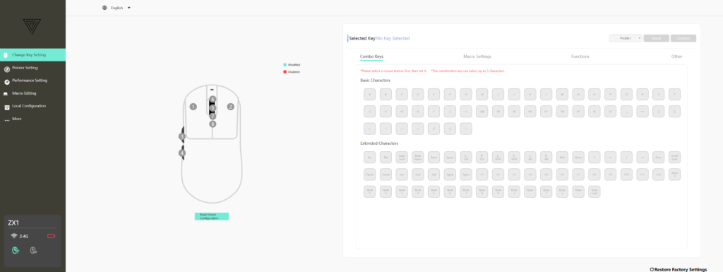 Secret Gear ZX1 Ultra Wireless soft