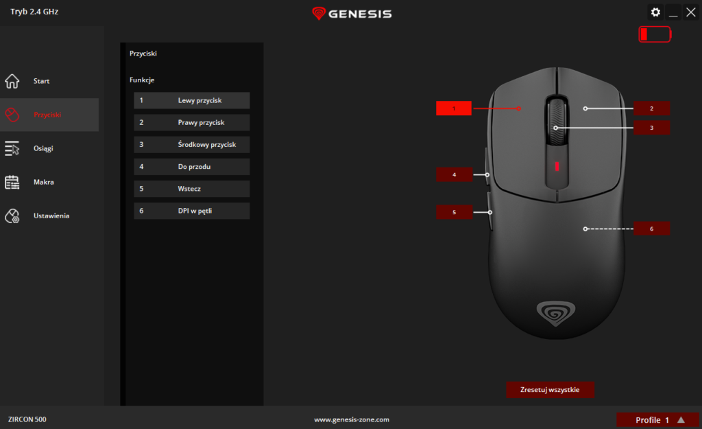 Genesis Zircon 500 G2