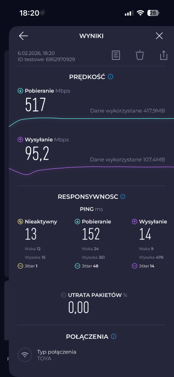 Mercusys MR47BE predkosci