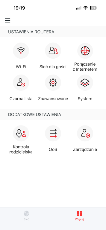 Mercusys MR47BE aplikacja