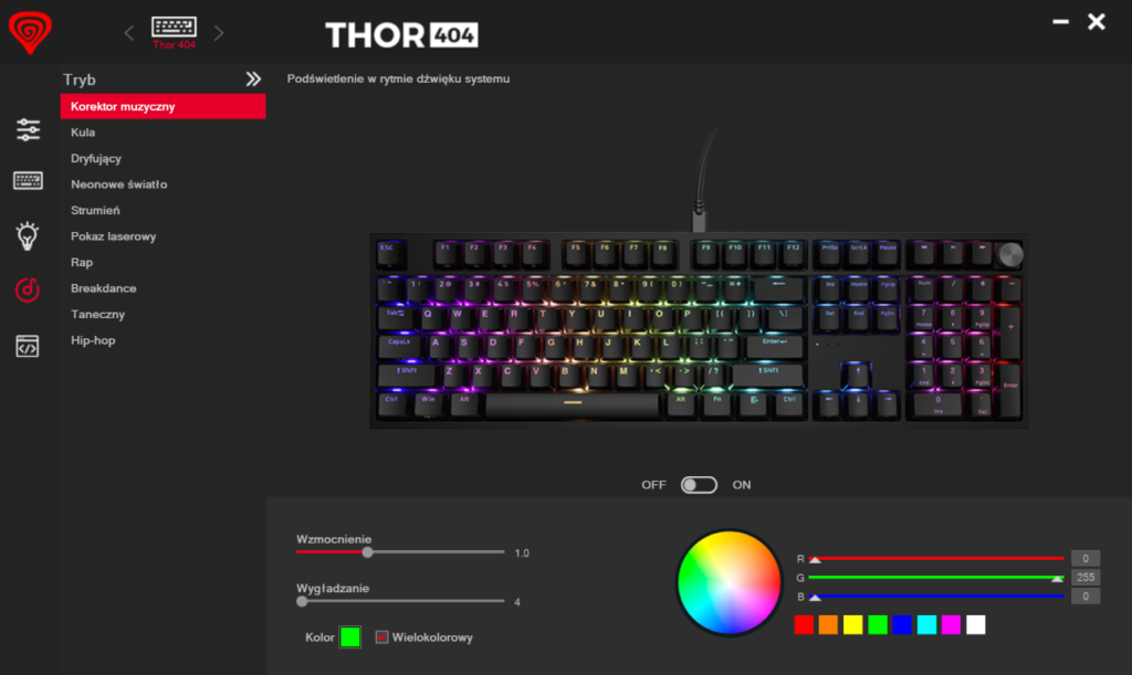 Genesis Thor 404 Full-size soft