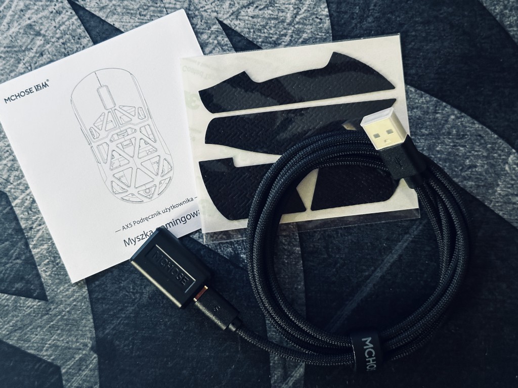 Mchose AX5 Pro Max akcesoria