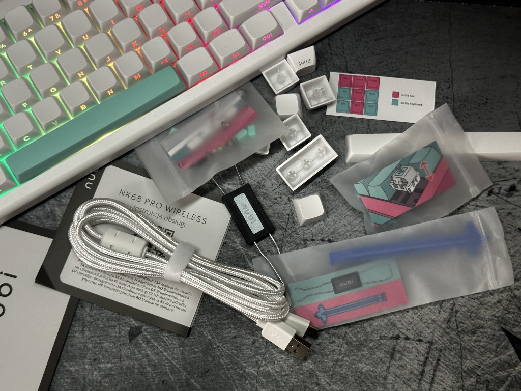 Nubi NK68 Pro akcesoria