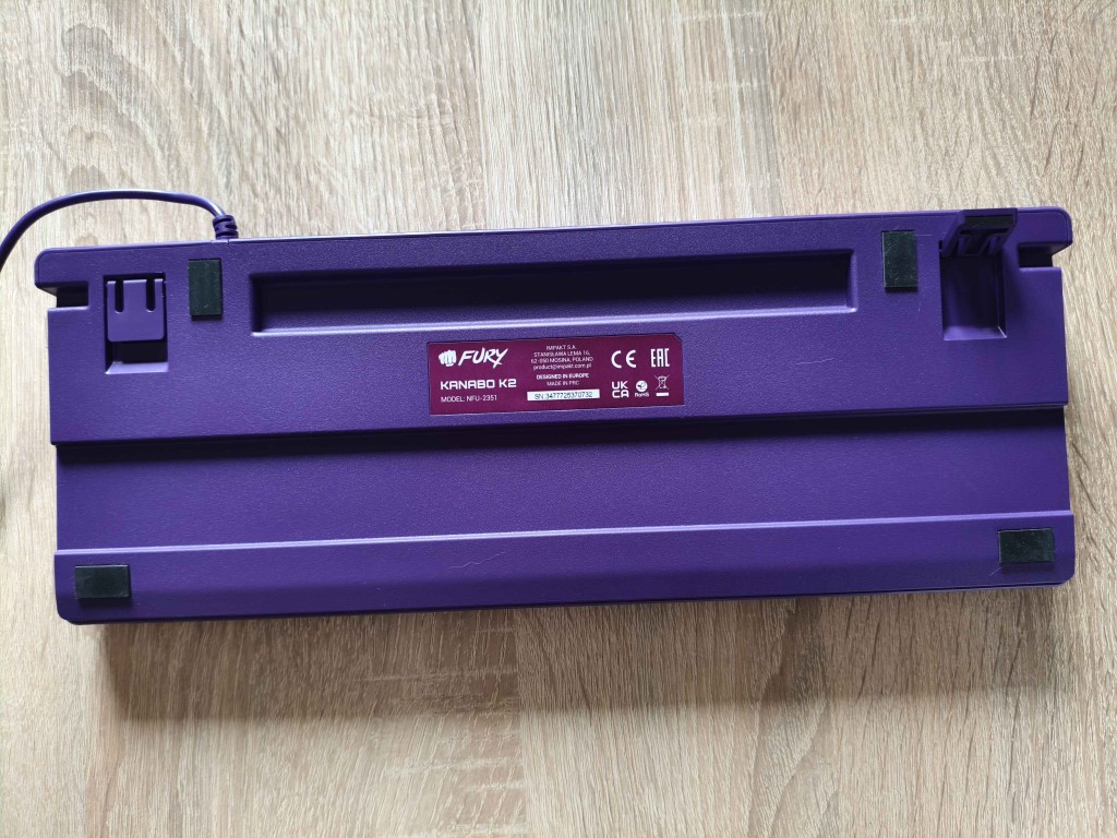 Fury K2 Kanabo regulacja Fury K2 Kanabo – budżetowa klawiatura mechaniczna z liniowymi switchami