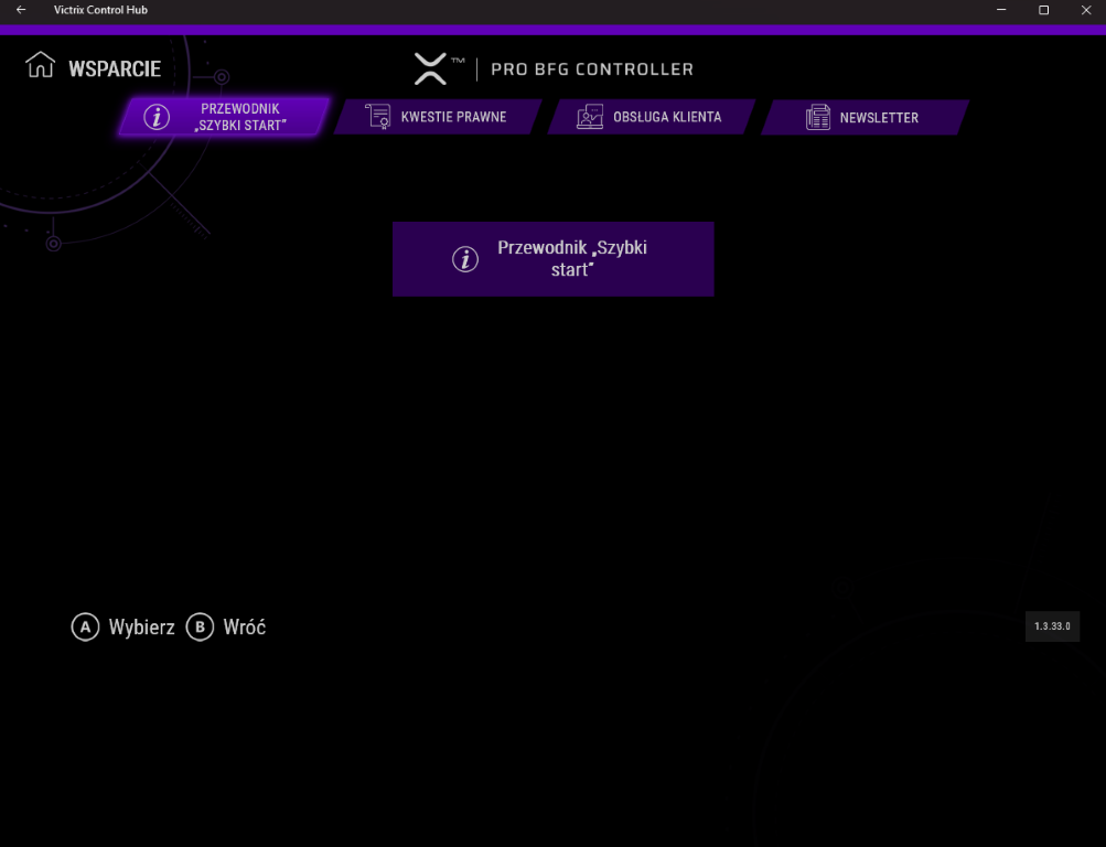 Turtle Beach Victrix Pro BFG Reloaded Wireless aplikacja