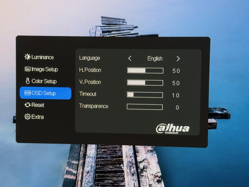 Dahua DHI-LM27-B221S osd