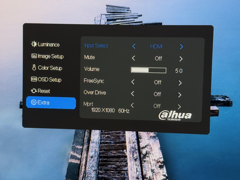 Dahua DHI-LM27-B221S osd