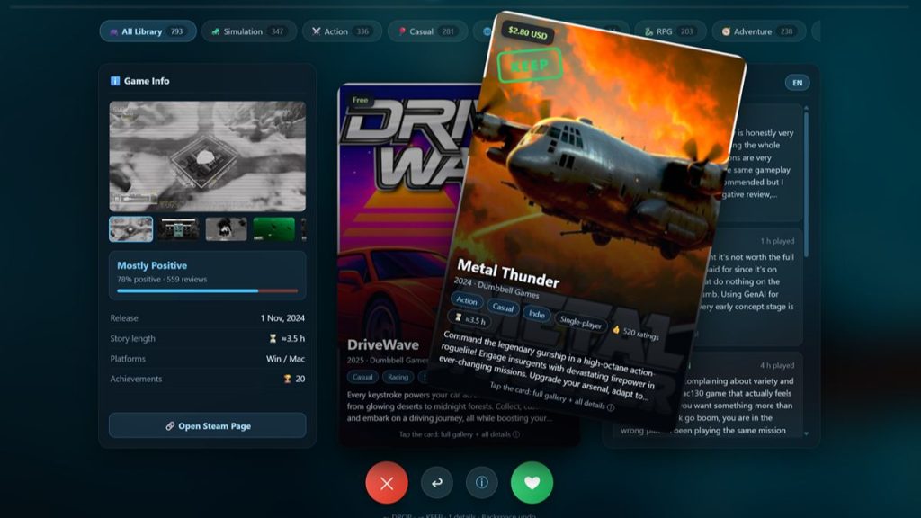 Tinder pojawił się na Steam! Tylko, że działa inaczej