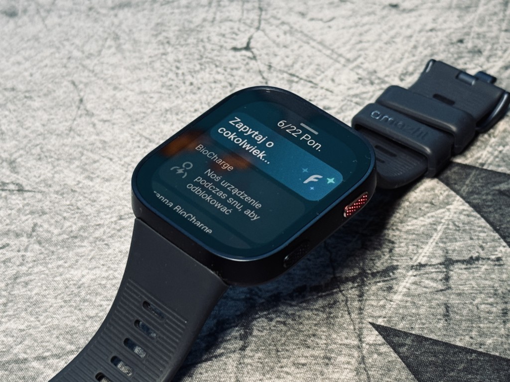 Amazfit Bip Max dodatkowe menu