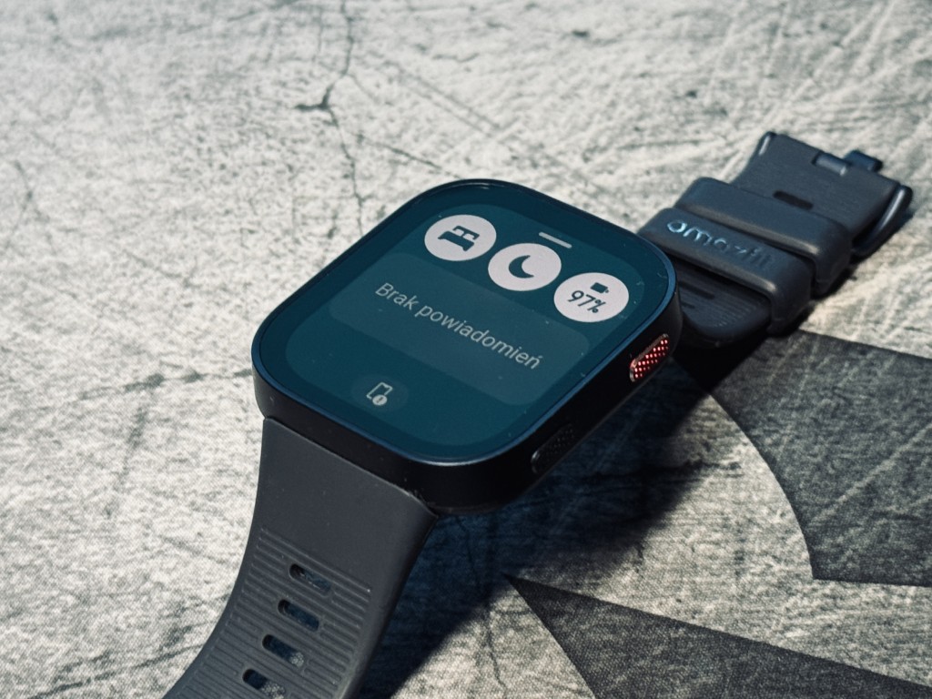Amazfit Bip Max pasek powiadomień