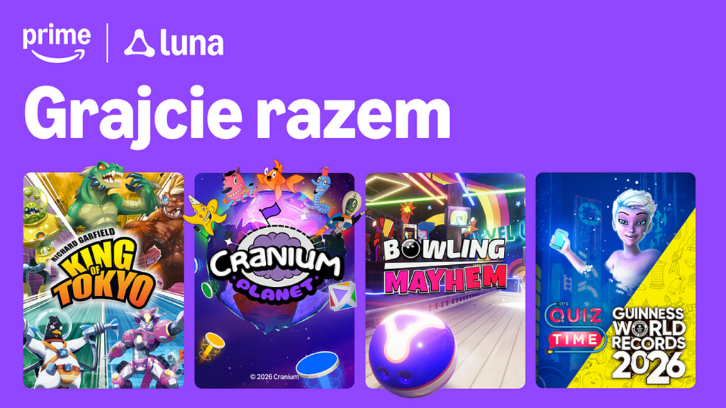 Amazon Luna trafi do Amazon Prime. Granie bez konsoli już w listopadzie