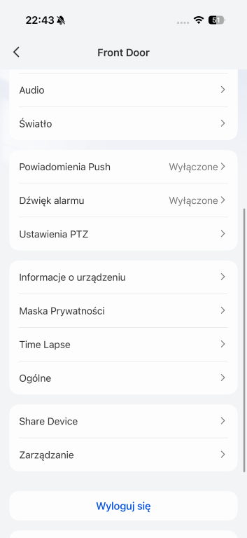 Reolink TrackMix G770 aplikacja