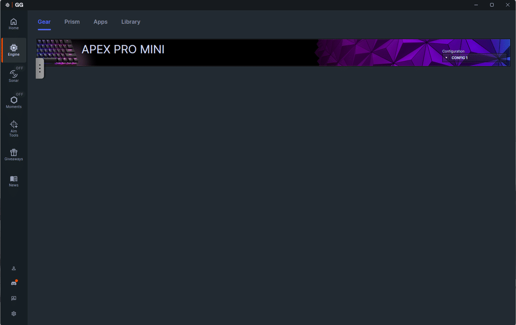Steelseries Apex Pro Mini gen 3 steelseries gg